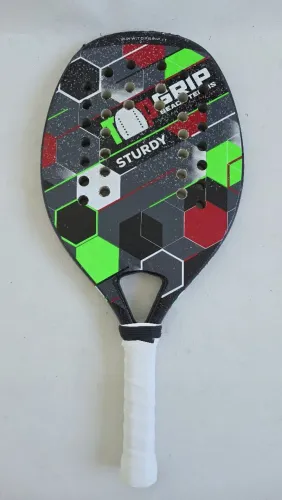 Raquete Beach Tennis Top Grip Sturdy - Com Tratamento de Spin