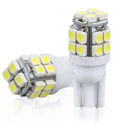 Par Lampadas Pingo Led T10 20 Leds 12v 6000k
