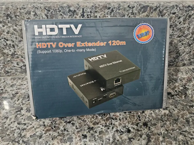 Extensor HDMI via cabo RJ45 - Novo