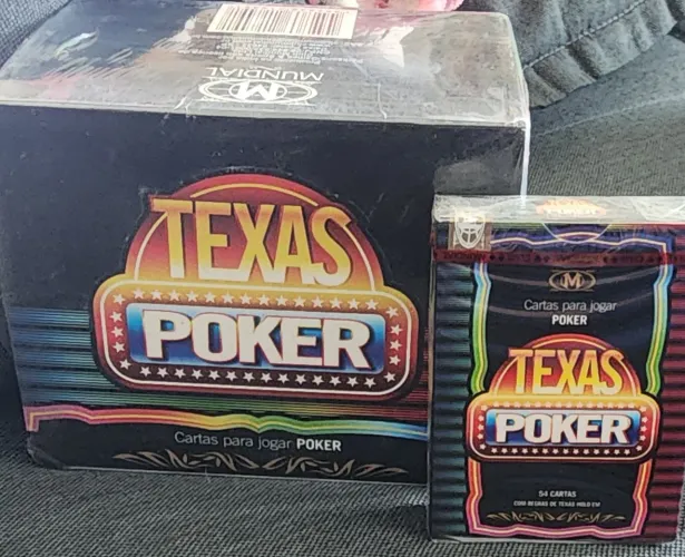 Baralho Texas poder- com regras profission.