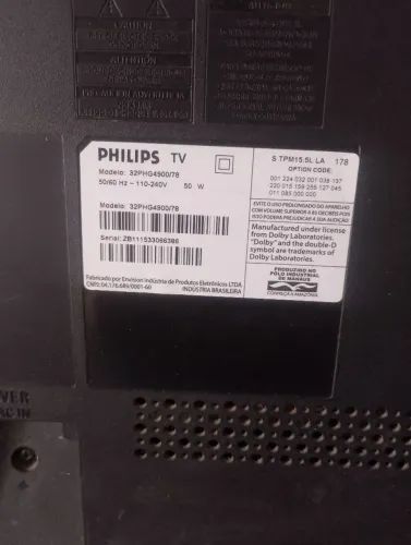 TV Philips pequena para DOAÇÃO.