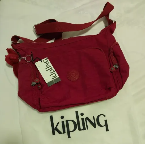 Bolsa kipling GABB funky red (original)