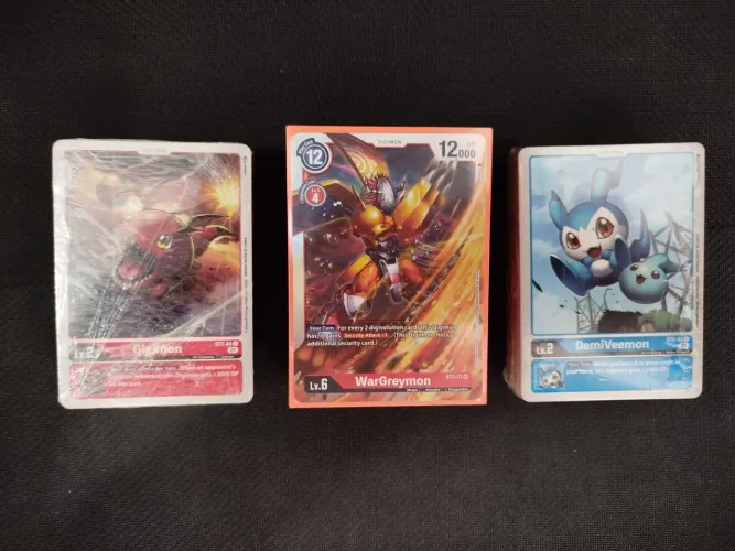 Decks de Digimon - Gaia Red, Starter Deck Gallantmon, Starter Deck Ulforceveedramon