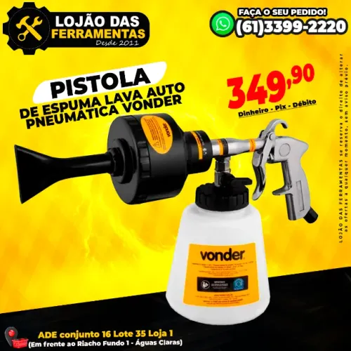 Pistola de Espuma Pneumática Vonder