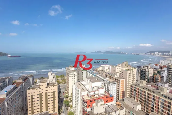 Apartamento com 3 suítes à venda, 150 m² - Vista total para o mar no 25º andar - Aparecida