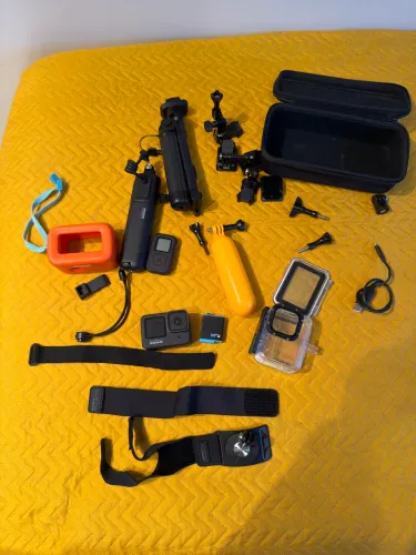 GoPro HERO 9 BLACK + acessórios originais