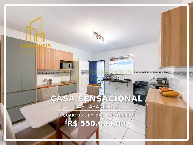 Pronto para Morar: Casa com Suíte e Quintal em Das Laranjeiras!