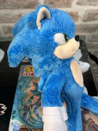 Sonic the hedgehog pelúcia movie 30cm