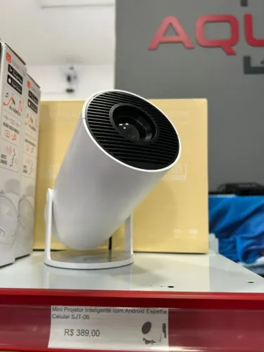 Projetor com Android Wi-fi para assistir tela até 150"