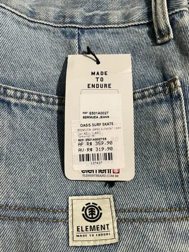 Bermuda Jeans Element - Tam 38
