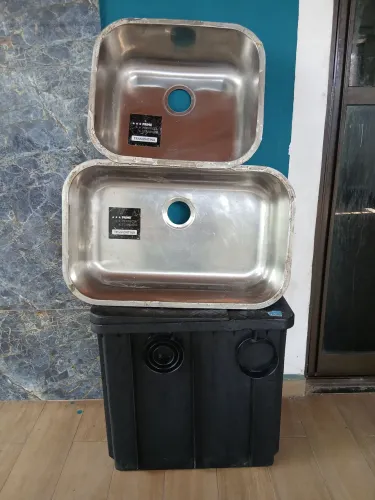 Caixa de gordura e Cuba inox tramontina