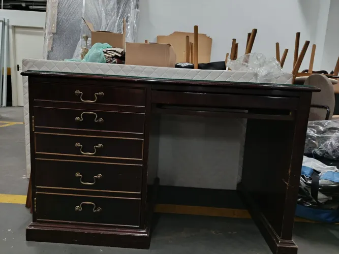 Mesa Escritório Vintage Madeira Maciça