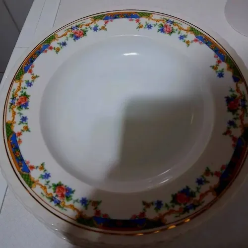 Pratos de sopa thecos década 80 vintage!!