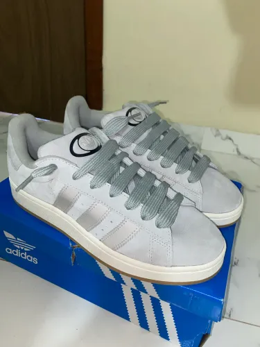 adidas campus silver gray