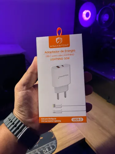 Carregador 50w para iPhone ( Lightning )