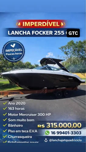 Lancha Focker 255 GTC