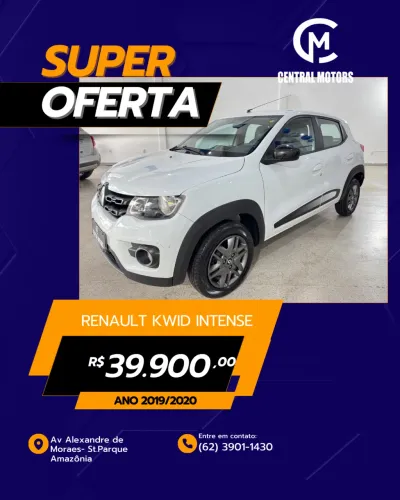 Renault Kwid Intense 1.0 Flex 12V 5P Mec. 2020