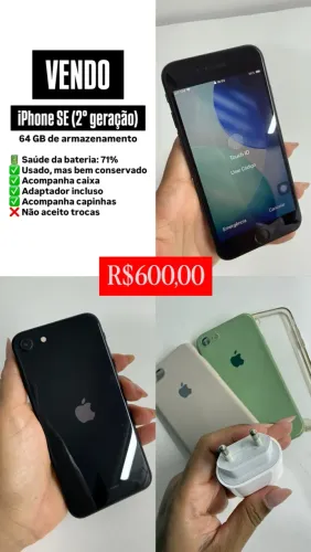 iPhone SE (2° geração) 2020 64GB