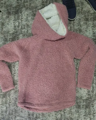 Casaco Teddy Feminino com Capuz - Tamanho M