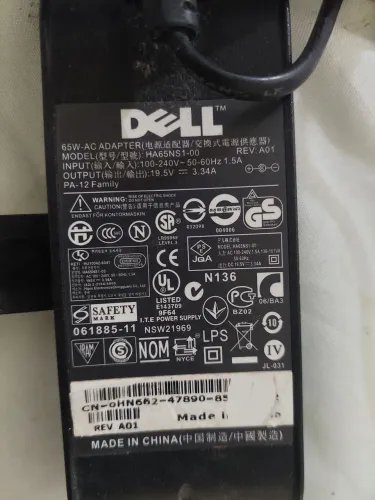 Fonte notebook dell 1525