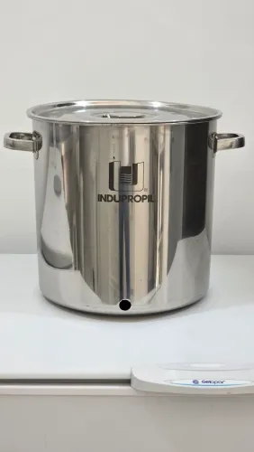 Caldeirão Cervejeiro Aço Inox N° 35 - 32 Litros