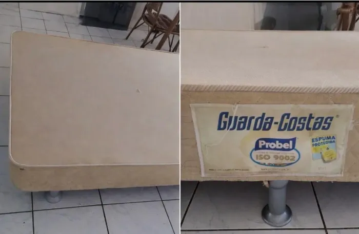 Base de cama de solteiro 