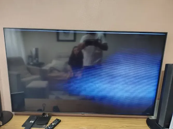 TV 4K LG 55'' UHD WiFi Bluetooth HDR Magic Google Alexa 55UQ8050(com defeito)