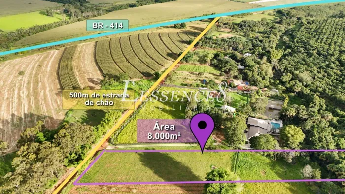 Área de 8.000m² a 9Km da metrópole de Anápolis/GO | OPORTUNIDADE