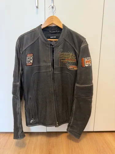 Jaqueta Harley-Davidson Riding Gear Couro Original 97167-13VM - Tam. L