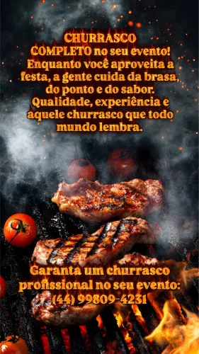 Seu churrasco merece um profissional