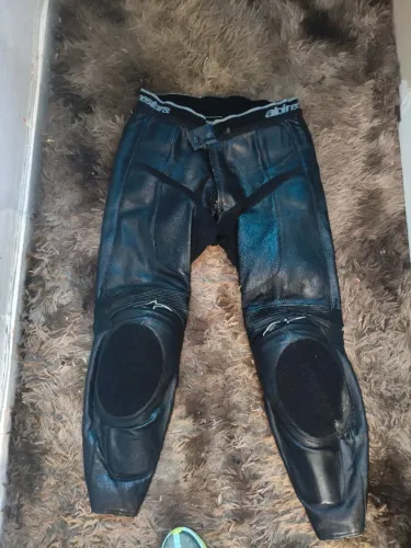 Calça alpinestars 56 Eur couro original 