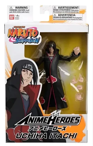 Boneco Naruto Shippuden Anime Heroes - Uchiha Itachi Bandai