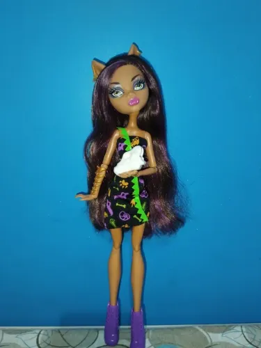 Clawdeen e Playset Coffin Bean Incompleto
