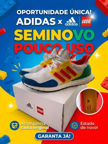 Tênis Adidas Lego X Ultraboost (39BR) novíssimo