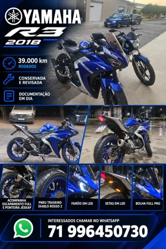 Yamaha R3 2018 - 40.000 km