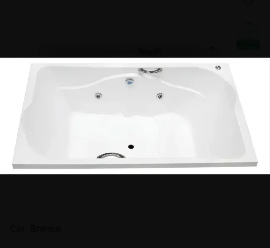 Hidromassagem Aquaplas 1,10x1,70x0,45 com motor bomba 1/2 CV