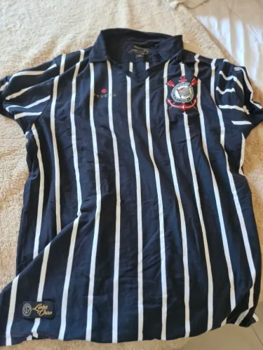 camisa polo corinthians listrada original de época xg