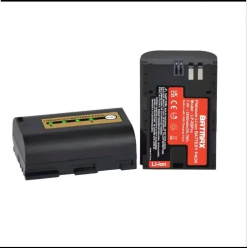 1 Bateria Lp-E6 Pro Digital BATMAX 2800 Mah Canon 5D Ml Ii 7D Mk Ii 6D 60D R6 R7 90D 80F