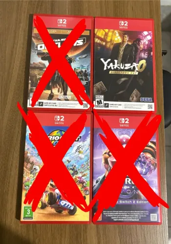 Jogos de Nintendo Switch 2 Valores na descrição