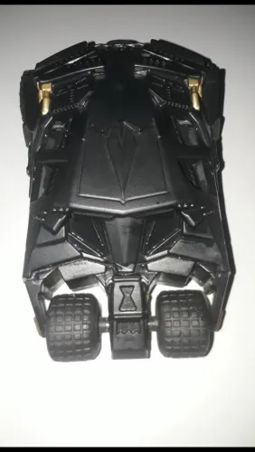 miniatura batmovel tumbler linha V Power SHELL parceria DC comics