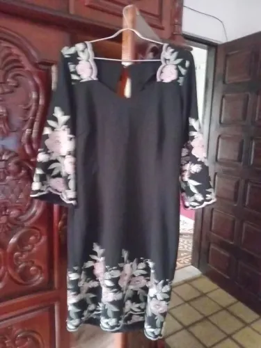 Vestido Tubinho bordado
