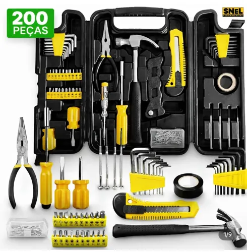 Kit jogo de ferramentas 200 peças