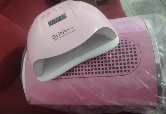 Cabine UV/ led e sugador de pó