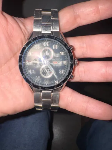 Relógio tag heuer carrera calibre 16 modeo mercedes benz