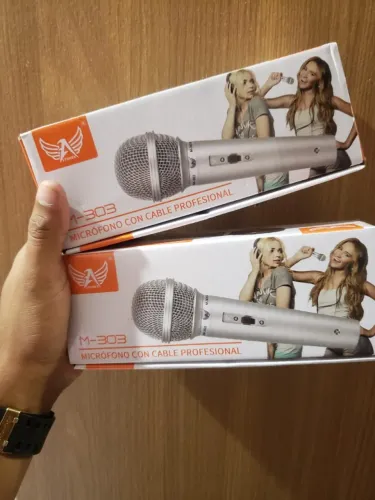 Microfone Profissional Com Fio Novo (Garantia)