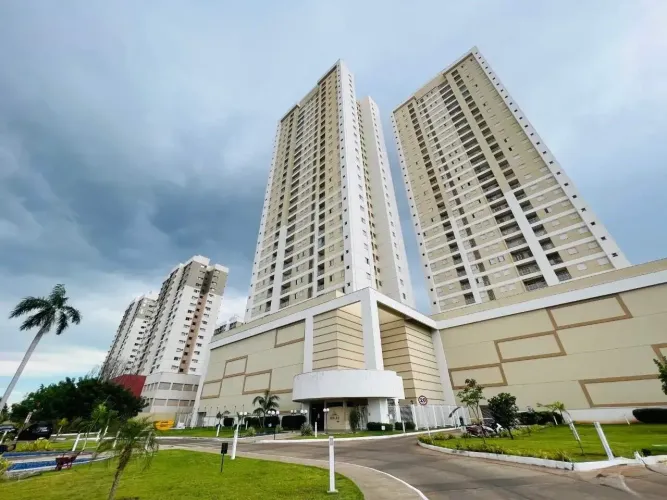 APARTAMENTO 3 QUARTOS 1 SUÍTE, ED. JARDIM BEIRA RIO, C/ ARMÁRIOS E CHURRASQUEIRA, PROX UNI