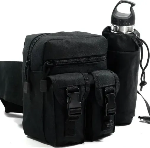 Pochete Bornal Caminhada Camping Porta Garrafa M11 Resistente
