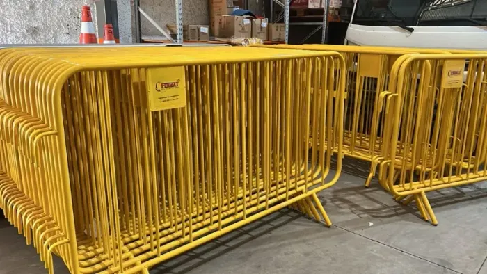 GRADIL AMARELO PARA MINERAÇÃO
