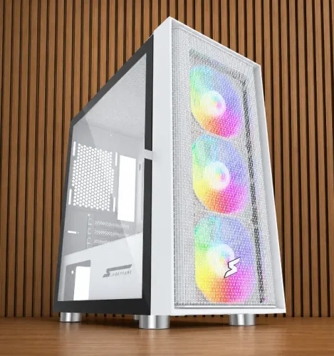 Gabinete SilverWind Super Frame com 3 Fan RGB