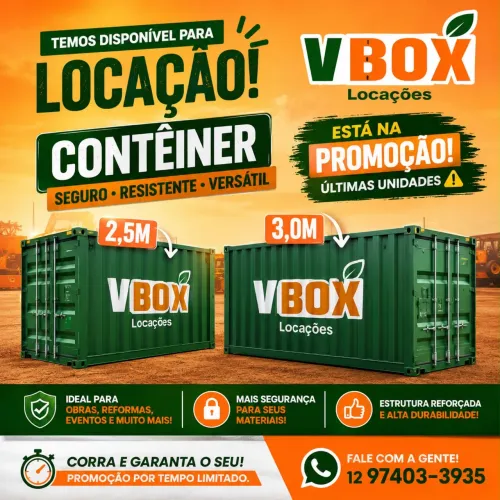 Aluguel de Contêiner de Obra